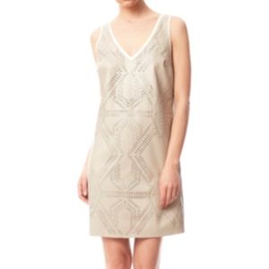 TART Faux Leather Dress Embossed Design NWOT